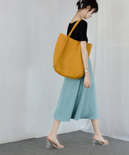 將圖片載入圖庫檢視器 TRR 美翻夏日自帶仙氣 高腰淺雅藍半身裙氣質時髦chic 飄逸長裙女

