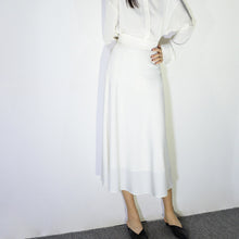 將圖片載入圖庫檢視器 TRR 半身裙飄逸長裙高腰顯瘦 好看又耐看 迷人的小女生 閉眼收
