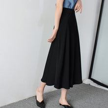 將圖片載入圖庫檢視器 TRR 半身裙飄逸長裙高腰顯瘦 好看又耐看 迷人的小女生 閉眼收
