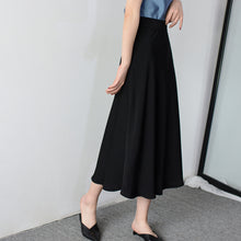 將圖片載入圖庫檢視器 TRR 半身裙飄逸長裙高腰顯瘦 好看又耐看 迷人的小女生 閉眼收
