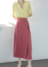 將圖片載入圖庫檢視器 TRR 誰都可以hold住不規則半身裙女 漂亮出街簡約大氣 高腰長裙
