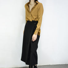 將圖片載入圖庫檢視器 TRR 不規則有點酷有點帥的半身裙 女生一粒扣長裙露腳腕休閑下裝
