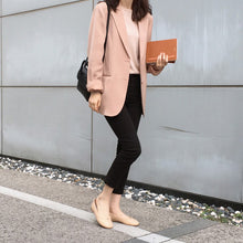 將圖片載入圖庫檢視器 2021春秋新款韓版時尚休閑chic小西裝外套女氣質ins粉色西服薄款
